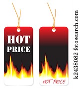 Hot price tags Hot price tags
