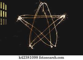 Sparkler Star Shape