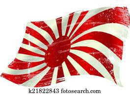 waving Japan grunge flag waving Japan grunge flag