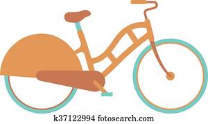 上に 自転車 ベクトル Illustration クリップアート K Fotosearch