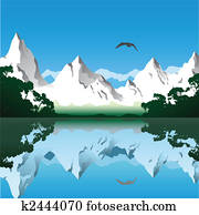 berglandschaft berglandschaft