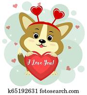 Valentine\u2019s Pup