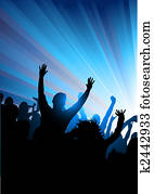 Crowd at A Concert Crowd at A Concert