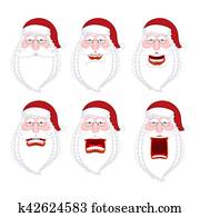 Immagini Divertenti Natale Babbo Sbronzo.Sorridente Emoticon Matto Emoji Felice E Un Emotion Palla Gialla Testa Clip Art K46611087 Fotosearch