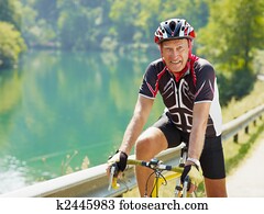 senior cyclist senior cyclist