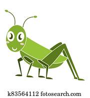 הפרד, שמח, צרצר, ציור היתולי