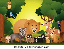 חית בר, ציור היתולי