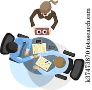 שני, אנשי עסקים, משא ומתן