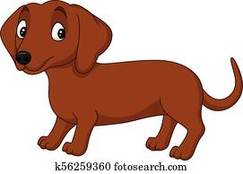 Dachshund Clipart | k2601090 | Fotosearch