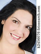 Happy woman with beautiful smile Happy woman with beautiful smile