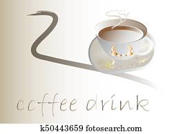 coffee drink and brush style coffee drink and brush style