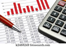 finanças, estatística