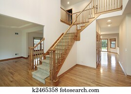 Foyer in new construction home