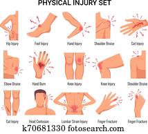 Injury Flat Set Injury Flat Set