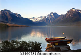 Lake McDonald Boats Glacier National Park Lake McDonald Boats Glacier National Park