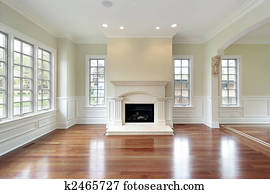 Living room with fireplace Living room with fireplace