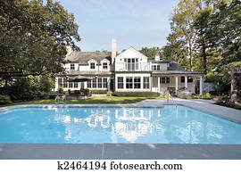 repouso luxuoso, com, piscina