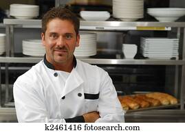 Smiling chef Smiling chef