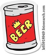 Beer Can Graphics | Our Top 1000+ Beer Can Clip Art Vectors | Fotosearch