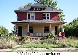 Abandoned 2 family home Abandoned 2 family home