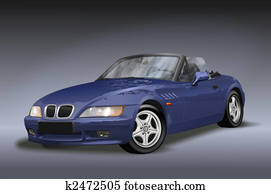 Blue Convertible Blue Convertible