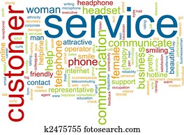 Customer service word cloud Customer service word cloud