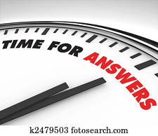 Time for Answers - Clock Time for Answers - Clock