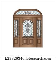 wooden door wooden door