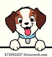 ציור היתולי, כלב, מחוון