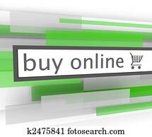 קנה אונליין, חסום, -, אתר אינטרנט, עגלה של קניות