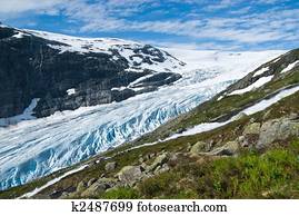 Glacier flow Glacier flow