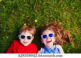 Kids in sunglasses