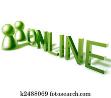 ligne, mot, graphique