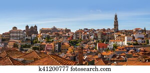 porto, cidade velha, -, portugal