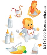 איקון, קבע, -, תינוק, תזונה