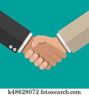 Businessmans handshake. Shaking hands Businessmans handshake. Shaking hands