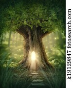 Fantasy tree house Fantasy tree house