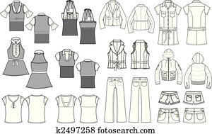 Fashion Item Outline Fashion Item Outline