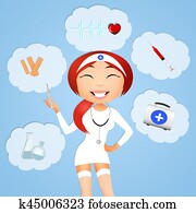 Nurse in the hospital Nurse in the hospital