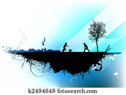 urban background urban background