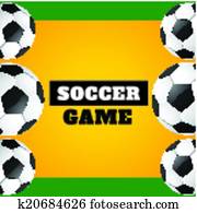 vecteur, jeu football