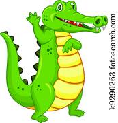 מצחיק, תנין, ציור היתולי