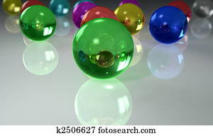 colorful marbles