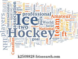 Ice hockey word cloud Ice hockey word cloud