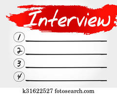 Interview blank list