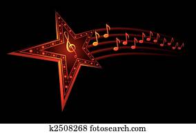 musik, stern musik, stern
