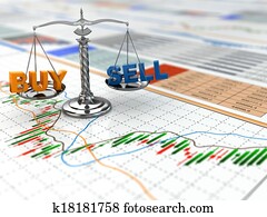 Stock market concept. Scale on financial graph. Stock market concept. Scale on financial graph.