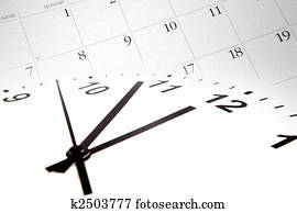 tempo, e, calendário