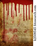 הלוווין, ישן, עקוב מדם, נייר