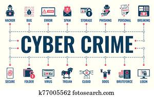 סייבר, פשע, דגל